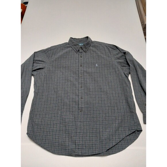 Men’s s Ralph Lauren shirt, 2XL, Classic Fit, Grey, Navy - Picture 10 of 16